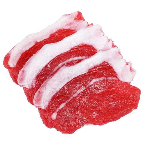 Yardwe 3 Stück Simuliertes Schweinefleischmodell Lebensechtes Lebensmittelspielzeug Display Dekoration Kunstschweinefleisch Gefälschtes Schweinefleisch Künstliches Fleisch Display Yardwe 3 Stück Simuliertes Schweinefleischmodell Lebensechtes Lebensmittelspielzeug Display Dekoration Kunstschweinefleisch Gefälschtes Schweinefleisch Künstliches Fleisch Display von Yardwe