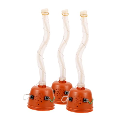 Yardwe 3 Stück Spielzeugbewegung tanzendes elektronisches Handwerk Zubehör Singendes Plüschspielzeug Kinderspielzeug Roboter Mechanismus Rad Plastik von Yardwe