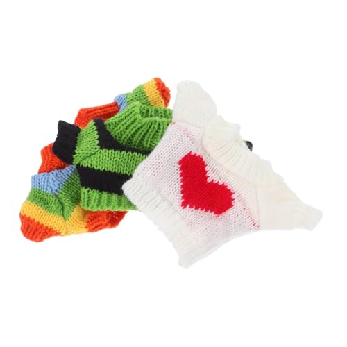 Yardwe 3 Stück Teiliges Bärenpuppenkleidungsset mit Hoodies Niedliche Strick Outfits für Stofftiere DIY Puppenzubehör für Kreative Spielstunden Yardwe 3 Stück Teiliges Bärenpuppenkleidungsset mit Hoodies Niedliche Strick Outfits für Stofftiere DIY Puppenzubehör für Kreative Spielstunden von Yardwe