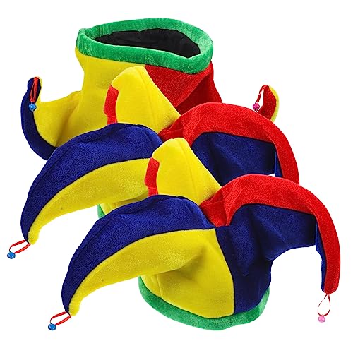 Yardwe 3 Stück Teiliges Clown Hut mit Glocken Lustige Karnevalsmütze für Erwachsene für Partys Festivals und Kostüme Bequeme und Leichte Verkleidung für Unvergessliche Auftritte Yardwe 3 Stück Teiliges Clown Hut mit Glocken Lustige Karnevalsmütze für Erwachsene für Partys Festivals und Kostüme Bequeme und Leichte Verkleidung für Unvergessliche Auftritte von Yardwe