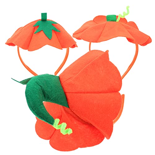 Yardwe 3 Stück Teiliges Halloween Kürbis Haarreif Kostümzubehör mit Kürbis Hut Design Bequeme und Hautfreundliche Haarschmuck für Halloween Feiern und Cosplay Yardwe 3 Stück Teiliges Halloween Kürbis Haarreif Kostümzubehör mit Kürbis Hut Design Bequeme und Hautfreundliche Haarschmuck für Halloween Feiern und Cosplay von Yardwe