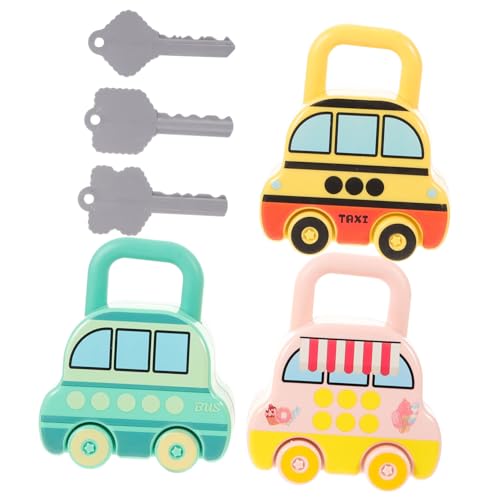 Yardwe 3 Stück Teiliges Lernspielzeug für Kleinkinder mit Lustigen Fahrzeugen Sicherem Material Fördert Feinmotorik und Zuordnungsfähigkeit Pädagogisch für Jahre Lernen von Yardwe