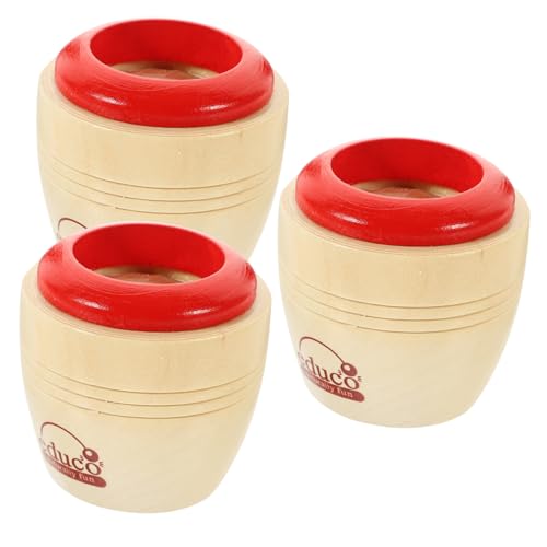 Yardwe Spielzeug aus Holz 3 Stücke für Kinder Pädagogisches Kreatives Spielzeug zur und Fantasie von Yardwe
