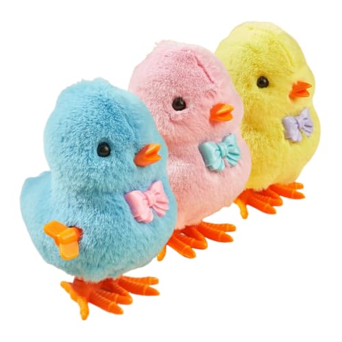 Yardwe 3 Stück Uhrwerk Huhn Flauschige Küken Kinderspielzeug Küken gehendes Küken-Babyspielzeug -Osterkorbfüller -Huhn- Kükenspielzeug Plüsch Yardwe 3 Stück Uhrwerk Huhn Flauschige Küken Kinderspielzeug Küken gehendes Küken-Babyspielzeug -Osterkorbfüller -Huhn- Kükenspielzeug Plüsch von Yardwe