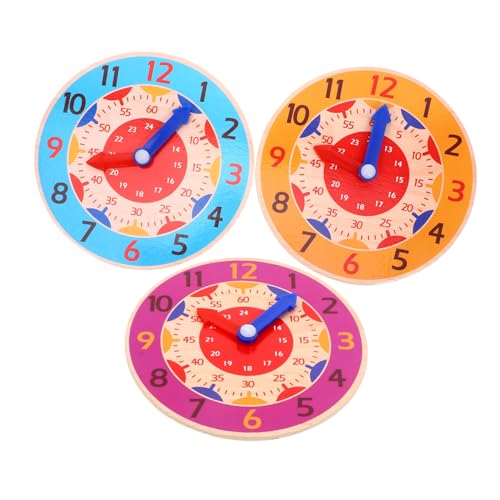 Yardwe 3 Stück Unterrichtsuhr kinderuhren Armbanduhr Holz Uhr time Clocks für Uhr Kleinkind lehrreich pädagogisches Uhrenmodell Digitaluhr-Modell hölzern Yardwe 3 Stück Unterrichtsuhr kinderuhren Armbanduhr Holz Uhr time Clocks für Uhr Kleinkind lehrreich pädagogisches Uhrenmodell Digitaluhr-Modell hölzern von Yardwe