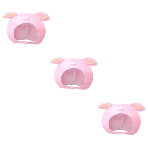 Yardwe 3 Stück Verstellbare Schweinemütze mit Großen Ohren Lustige Cosplay Kopfbedeckung für Kostümpartys Karneval Halloween und Foto Requisiten Yardwe 3 Stück Verstellbare Schweinemütze mit Großen Ohren Lustige Cosplay Kopfbedeckung für Kostümpartys Karneval Halloween und Foto Requisiten von Yardwe
