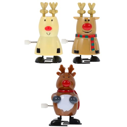 Yardwe 3 Stück Wind Up Weihnachtsmann Interessante Weihnachtsdekoration für Kunststoff für Partys und für Jungen und Mädchen Yardwe 3 Stück Wind Up Weihnachtsmann Interessante Weihnachtsdekoration für Kunststoff für Partys und für Jungen und Mädchen von Yardwe