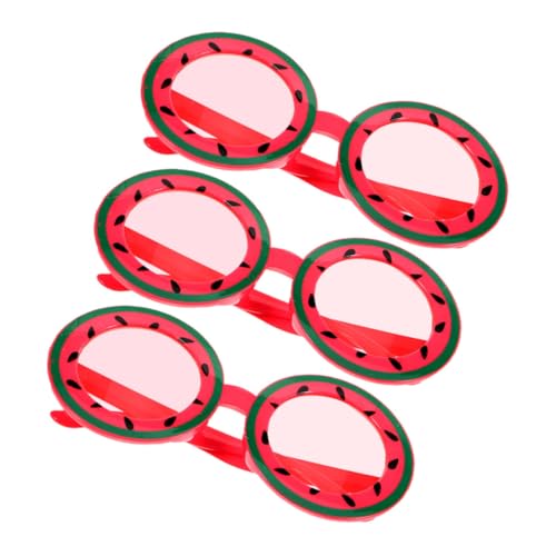 Yardwe 3 Stücke Wassermelonengläser Sonnenbrille Tropische Accessoires Wassermelonen-partyzubehör Wassermelonendekorationen Für Party Obst-partyzubehör Luau-brille Plastik Yardwe 3 Stücke Wassermelonengläser Sonnenbrille Tropische Accessoires Wassermelonen-partyzubehör Wassermelonendekorationen Für Party Obst-partyzubehör Luau-brille Plastik von Yardwe