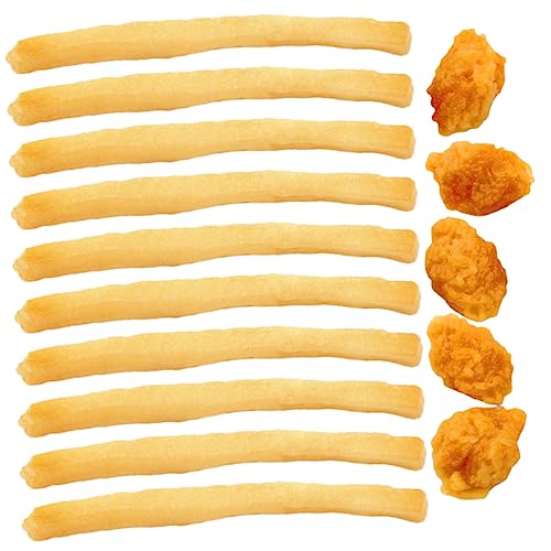 Yardwe 30 Stck Teiliges Fast Food Realistische Pommes und Hühnchenmodelle aus Geruchsneutral Langlebig für Kinderküche Partydekoration und Rollenspiele Geeignet Yardwe 30 Stck Teiliges Fast Food Realistische Pommes und Hühnchenmodelle aus Geruchsneutral Langlebig für Kinderküche Partydekoration und Rollenspiele Geeignet von Yardwe