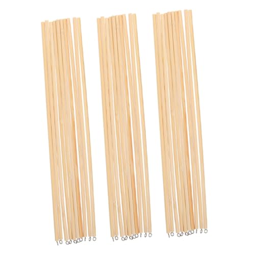 Yardwe 30 Stück Holz Puppensteuerstäbe Handsteuerung für Kleine und Große Handpuppen DIY Zubehör für Schattenspiel Beige Langlebig und Präzise Gefertigt von Yardwe