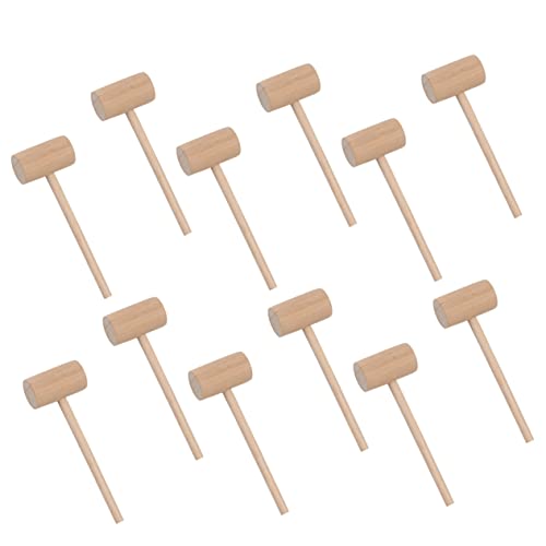 Yardwe 30 Stück Kleiner Hammer Krabbe Meeresfrüchte Schalentiere Hammer Mini-Krebshammer hölzern Yardwe 30 Stück Kleiner Hammer Krabbe Meeresfrüchte Schalentiere Hammer Mini-Krebshammer hölzern von Yardwe