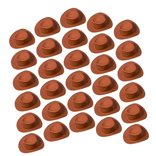 Yardwe Kleiner Cowgirl Hüte für Kuchen Dekoration 30 Stücke Kleine Partyhüte für Puppen Bastelzubehör für Feiertage und Fotografie Multifunktionale Kleiner Hutornamente Yardwe Kleiner Cowgirl Hüte für Kuchen Dekoration 30 Stücke Kleine Partyhüte für Puppen Bastelzubehör für Feiertage und Fotografie Multifunktionale Kleiner Hutornamente von Yardwe