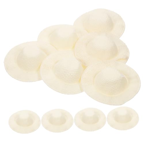 Yardwe 30 Stück Mini -strohhutspielzeug Puppenhaus Miniaturen Herstellung Hüte Mädchen Klein Kind Kreative Hutverzierung Puppenmütze Selber Machen Bastelhut Weben Beige Stoff Yardwe 30 Stück Mini -strohhutspielzeug Puppenhaus Miniaturen Herstellung Hüte Mädchen Klein Kind Kreative Hutverzierung Puppenmütze Selber Machen Bastelhut Weben Beige Stoff von Yardwe