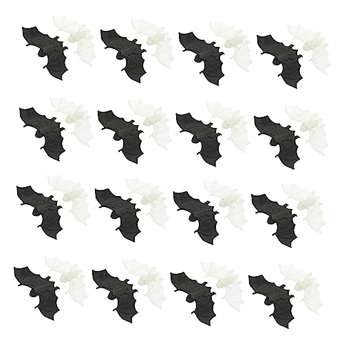 Yardwe 30 Stück Realistische Fledermaus Streich Requisiten für Halloween Deko Mini Künstliche Fledermäuse für Gruselige Partys für Streiche und Dekoration von Yardwe