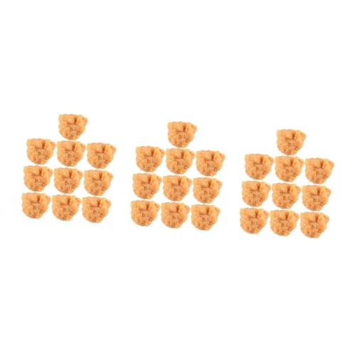 Yardwe 30 Stück Teiliges Hühner Modell Imitation Food Deko für Fotografie Inneneinrichtung Geeignet für Zuhause Supermarkt Kindergarten Hotel aus Hochwertigem von Yardwe