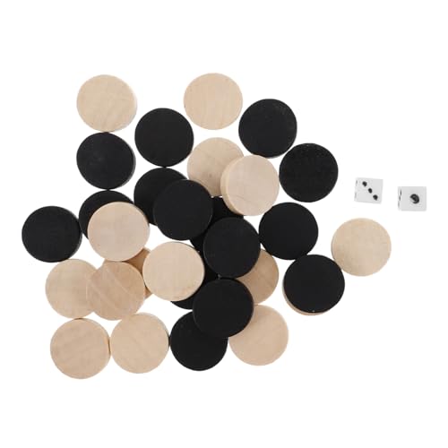 Yardwe 30 Stücke Stück Schach Zubehör Jumbo Runde Ersatz Checker Brettspiel Schach Große Magnetische Checkers Zubehör Holz Yardwe 30 Stücke Stück Schach Zubehör Jumbo Runde Ersatz Checker Brettspiel Schach Große Magnetische Checkers Zubehör Holz von Yardwe