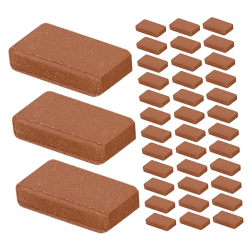 Yardwe 300 Stück Maßstab Realistische Puppenhaus Bausteine für DIY Handwerk Leicht Detailgetreu Vielseitig Einsetzbar als Puppenhaus Dekoration von Yardwe