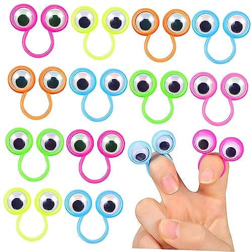 Yardwe 30Stücke Augen Fingerpuppen Mit Beweglichen Augapfelringen Kreatives Für Rollenspiele Partys Und Farben von Yardwe