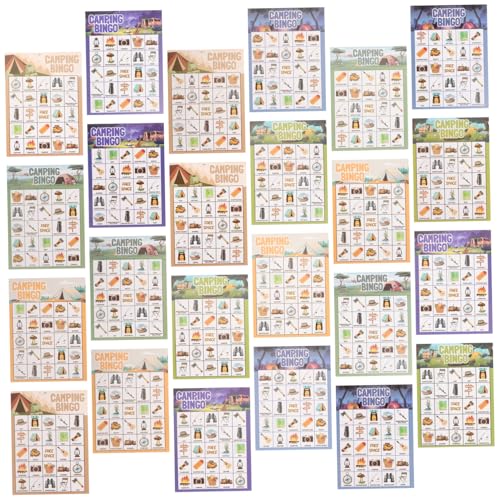 Yardwe 33-Teiliges Set Camping -Party -Dekorationen Familienspiele Halloween-Party-Spiele Sommercamp -Aktivitäten Coole Campingspiele Spiel im Sommercamp Papier Yardwe 33-Teiliges Set Camping -Party -Dekorationen Familienspiele Halloween-Party-Spiele Sommercamp -Aktivitäten Coole Campingspiele Spiel im Sommercamp Papier von Yardwe