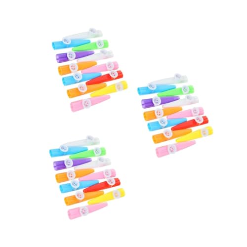 Yardwe 36 Stück Teiliges Kazoo für Musikinstrumente mit Variierenden Einfach zu Geeignet für Jungen und Mädchen für Musikalische Früherziehung und Begleitung Zufällige Zufällige Farbe von Yardwe