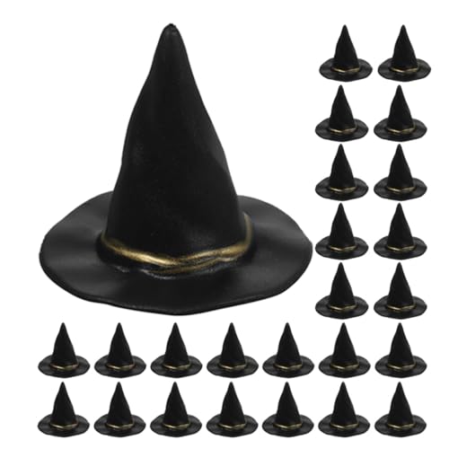 Yardwe 36 Stück Teiliges Mini Hexenhut Hochwertigem Material Wiederverwendbar Kleine Partyhüte für DIY Bastelprojekte Puppenhauszubehör Vielseitig Einsetzbar für Halloween Dekorationen Yardwe 36 Stück Teiliges Mini Hexenhut Hochwertigem Material Wiederverwendbar Kleine Partyhüte für DIY Bastelprojekte Puppenhauszubehör Vielseitig Einsetzbar für Halloween Dekorationen von Yardwe