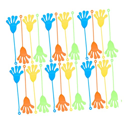 Yardwe 36Stücke Dehnbare Klebrige Handspielzeuge Elastische Klatschhände Für Party Mitgebsel Und Belohnungen Im Klassenzimmer Farben Spaß Für Jung Und Alt von Yardwe