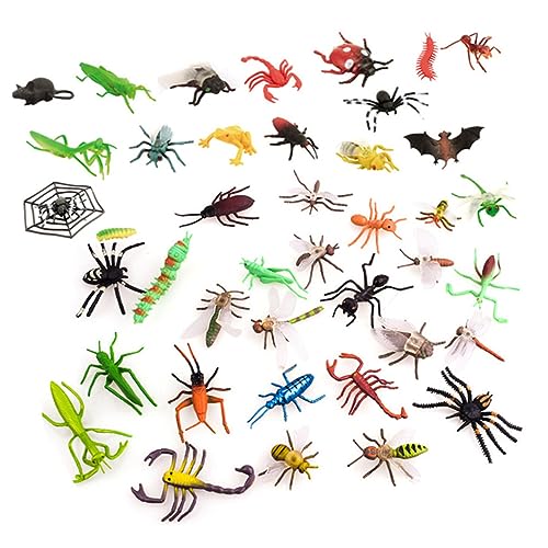 Yardwe 39 Stück Teiliges Insektenmodell Set Realistische Simulation mit Großen und Kleinen Insekten Prank Prop für Erwachsene Mini Tierfiguren für Party Deko und Kognitive Lernspiele Yardwe 39 Stück Teiliges Insektenmodell Set Realistische Simulation mit Großen und Kleinen Insekten Prank Prop für Erwachsene Mini Tierfiguren für Party Deko und Kognitive Lernspiele von Yardwe