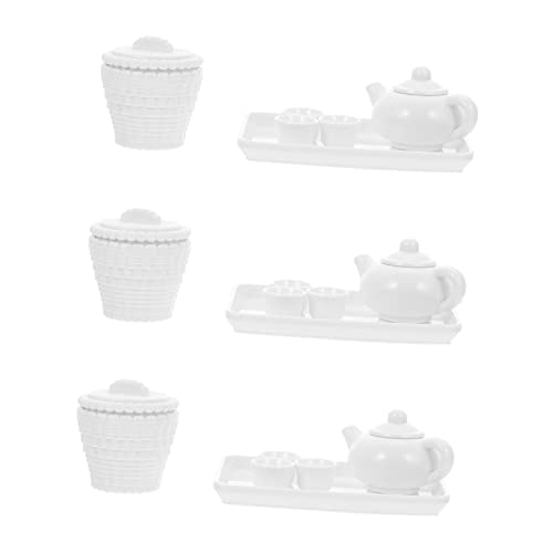 Yardwe 3Sätze Tee Set Für Interaktives Für Puppenhaus Und Rollenspiele Teiliges Set Mit Feinen Details Und Vielseitigen Dekorationsmöglichkeiten Yardwe 3Sätze Tee Set Für Interaktives Für Puppenhaus Und Rollenspiele Teiliges Set Mit Feinen Details Und Vielseitigen Dekorationsmöglichkeiten von Yardwe