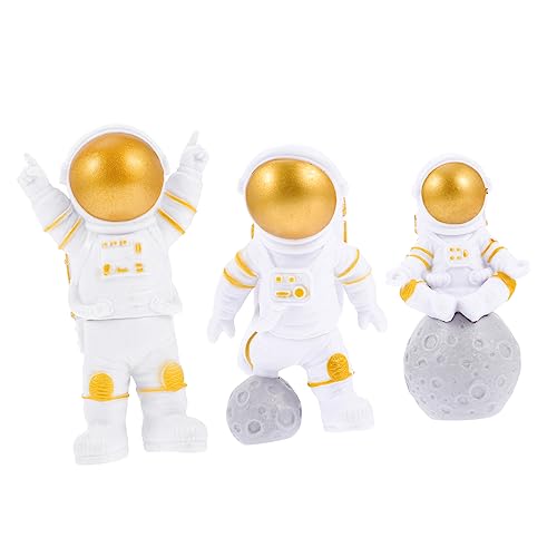 Yardwe 3Stücke Astronauten Figuren Hochwertige Kuchendekorationen Für Geburtstagsfeiern Und Themenpartys Für Hausdeko Yardwe 3Stücke Astronauten Figuren Hochwertige Kuchendekorationen Für Geburtstagsfeiern Und Themenpartys Für Hausdeko von Yardwe