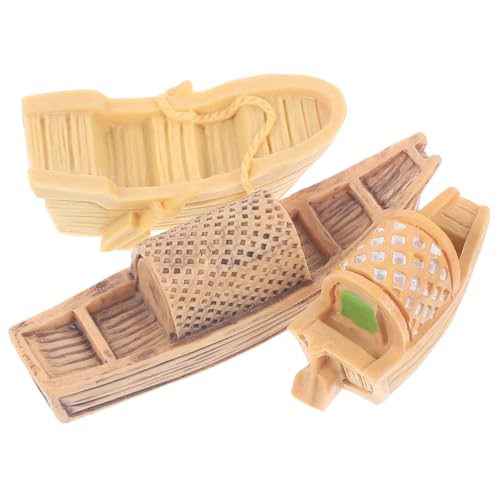 Yardwe 3Stücke Bootsfiguren Aus Kunstharz Dekoration Für Puppenhaus Und Sandtisch Kreative Modelle Chinesischer Boote Handgefertigte Deko Elemente Für Zuhause Yardwe 3Stücke Bootsfiguren Aus Kunstharz Dekoration Für Puppenhaus Und Sandtisch Kreative Modelle Chinesischer Boote Handgefertigte Deko Elemente Für Zuhause von Yardwe