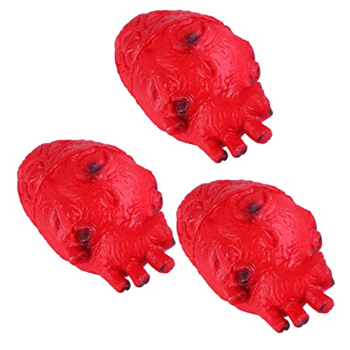 Yardwe 3Stücke Halloween Herz Requisiten Realistische Horrordekoration Für Gruselige Partys Und Geisterhäuser Für Schreckliche Foto Props Und Kreative Halloween Feiern von Yardwe