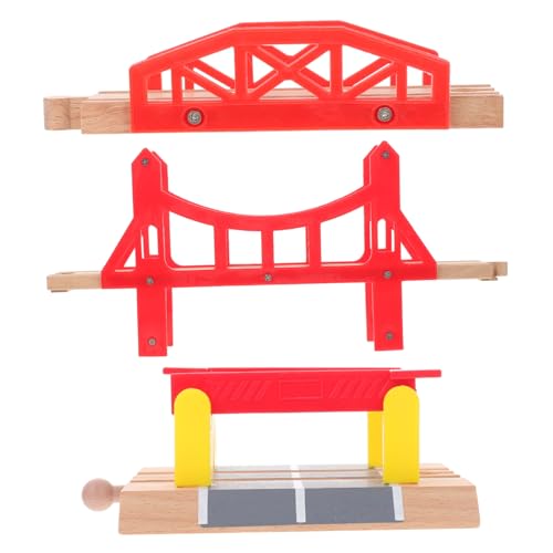 Yardwe 3Stücke Holzspielzeug Für Erweiterungszubehör Für Gleise Kreative Spielstunden Mit Holzbausteinen Yardwe 3Stücke Holzspielzeug Für Erweiterungszubehör Für Gleise Kreative Spielstunden Mit Holzbausteinen von Yardwe