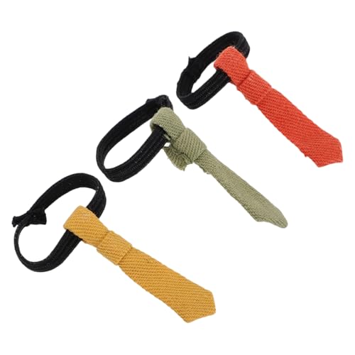Yardwe 3Stücke Krawatten Für Puppen Vorgebundene Puppen Accessoires Und Stilvolles Zubehör Für Bjd Puppen Und Actionfiguren von Yardwe