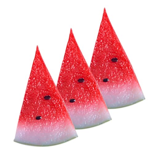 Yardwe 3Stücke Lebensechte Wassermelonenscheiben Für Wohnkultur Foto Requisite Und Kreative Partydekoration Yardwe 3Stücke Lebensechte Wassermelonenscheiben Für Wohnkultur Foto Requisite Und Kreative Partydekoration von Yardwe