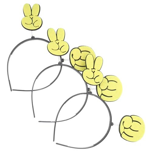 Yardwe 3Stücke Lustige Stirnbänder Mit Handgesten Kreative Haaraccessoires Für Partys Cosplay Für Erwachsene Vielseitig Einsetzbar Yardwe 3Stücke Lustige Stirnbänder Mit Handgesten Kreative Haaraccessoires Für Partys Cosplay Für Erwachsene Vielseitig Einsetzbar von Yardwe