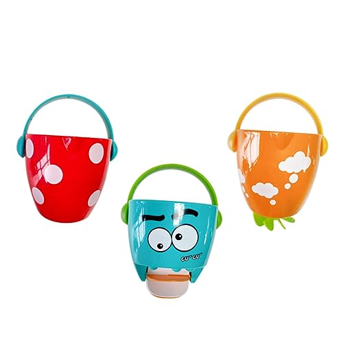 Yardwe 3Stücke Mini Eimer Badewannenspielzeug für Spritzendes Duschspielzeug aus Hochwertigem Sicher und Langlebig für Kleinkinder Beim Yardwe 3Stücke Mini Eimer Badewannenspielzeug für Spritzendes Duschspielzeug aus Hochwertigem Sicher und Langlebig für Kleinkinder Beim von Yardwe