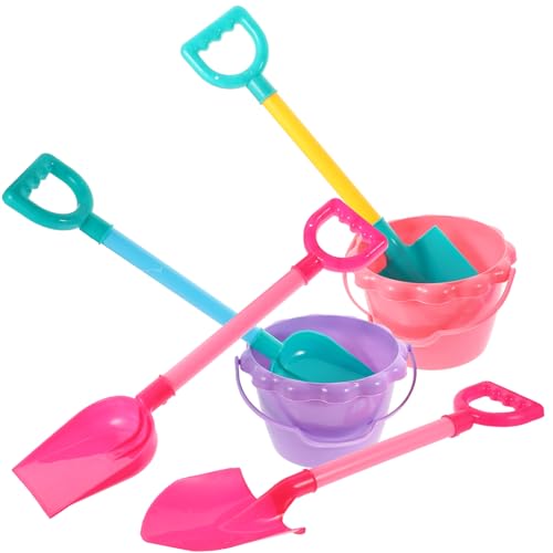 Yardwe 3Stücke Portable Beach Toys Set for Fun Sand Excavating Tools with Bucket for Outdoor Play and Creative Sand Activities Yardwe 3Stücke Portable Beach Toys Set for Fun Sand Excavating Tools with Bucket for Outdoor Play and Creative Sand Activities von Yardwe