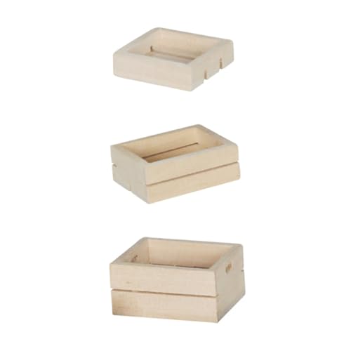 Yardwe 3Stücke Teiliges Möbelset Mit Holz Körben Für Puppenhaus Dekorative Spielsachen Für Kreatives Rollenspiel Im Kinderzimmer Yardwe 3Stücke Teiliges Möbelset Mit Holz Körben Für Puppenhaus Dekorative Spielsachen Für Kreatives Rollenspiel Im Kinderzimmer von Yardwe