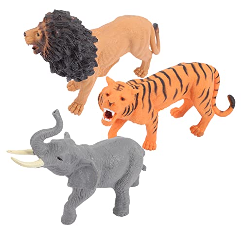 Yardwe 3Stücke Teiliges Tiermodellset Aus Realistische Dschungeltiere Für Kognitives Lernen Und Fantasievolles Tiger Elefant Für Desktop Dekoration Yardwe 3Stücke Teiliges Tiermodellset Aus Realistische Dschungeltiere Für Kognitives Lernen Und Fantasievolles Tiger Elefant Für Desktop Dekoration von Yardwe