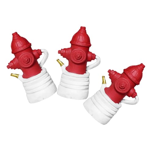 Yardwe 3pcs Feuerhydrantharz -Figur Einzigartige Realistische Miniaturfeuerhydrant -sandtisch -Terrarium -innen- Und Außendekoration Yardwe 3pcs Feuerhydrantharz -Figur Einzigartige Realistische Miniaturfeuerhydrant -sandtisch -Terrarium -innen- Und Außendekoration von Yardwe