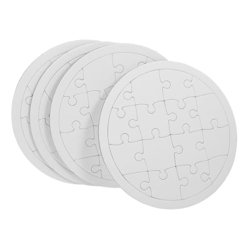 Yardwe 4 Blätter Puzzles für DIY Graffiti Puzzle Teile aus Stabilem für Kreative Bastelprojekte und Dekoration Sicher und Langlebig Fördert die Fantasie von Yardwe