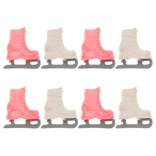 Yardwe 4 Paare Puppen Rollschuhe Zubehör Miniatur Rollschuh Modelle für Puppenhaus Dekoration Einfach Anzuziehen für Kreative Bastelarbeiten und Puppenmode Yardwe 4 Paare Puppen Rollschuhe Zubehör Miniatur Rollschuh Modelle für Puppenhaus Dekoration Einfach Anzuziehen für Kreative Bastelarbeiten und Puppenmode von Yardwe