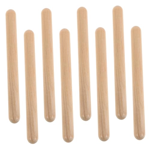 Yardwe 4 Paare Schlagzeug für holzspielzeug musikspielzeug Kindergarten musikinstrumente für Holzstabspielzeug Claves Musikinstrument Khaki Yardwe 4 Paare Schlagzeug für holzspielzeug musikspielzeug Kindergarten musikinstrumente für Holzstabspielzeug Claves Musikinstrument Khaki von Yardwe