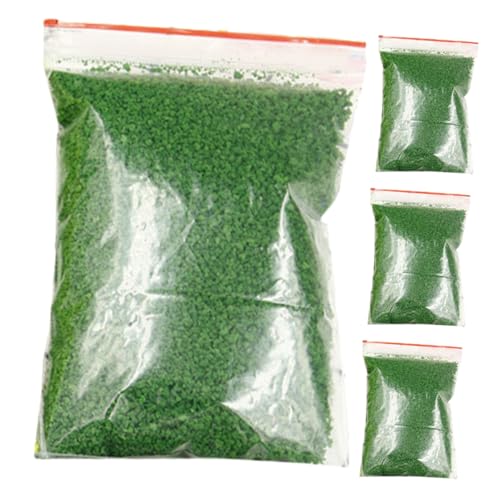 Yardwe 4 Packungen Bonsai -Materialien Miniatur-basismaterial Künstliches Gras Zum Basteln Modellbahn Tisch Modellgras Falsches Moos Diorama-Gras Green Poröses Baumpulver von Yardwe