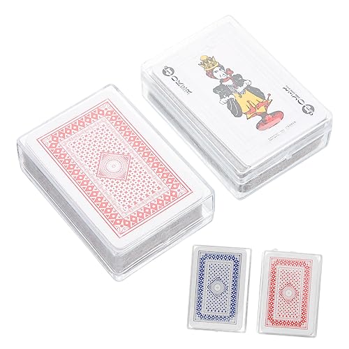 Yardwe 4 Sätze Kinderspielzeugspielzeug Für Deck Mini Kleine Kartenspielzeuge Kinderpuppenhausspielzeug Kleine Spielkarten Hausspielzeug Spielkartenset Partygeschenk Papier von Yardwe