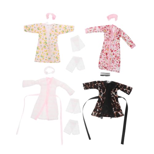Yardwe 4 Sätze Puppenbademantel Puppen Accessoires Puppen Bademantel Puppen Handtuch Bademantel für Puppen Sommer Bademantel Miniatur-Puppenhauszubehör Puppenrobe Miniaturbad Stoff Yardwe 4 Sätze Puppenbademantel Puppen Accessoires Puppen Bademantel Puppen Handtuch Bademantel für Puppen Sommer Bademantel Miniatur-Puppenhauszubehör Puppenrobe Miniaturbad Stoff von Yardwe