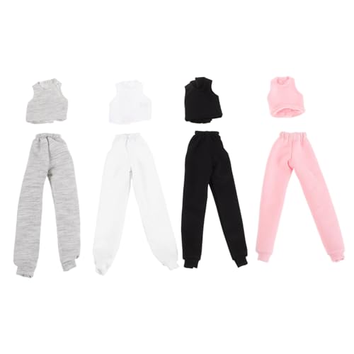 Yardwe 4 Sätze Sportweste und Hosen für Puppen Sommeroutfit für Kreatives und Rollenspiele Vielseitige Bekleidungsaccessoires Yardwe 4 Sätze Sportweste und Hosen für Puppen Sommeroutfit für Kreatives und Rollenspiele Vielseitige Bekleidungsaccessoires von Yardwe