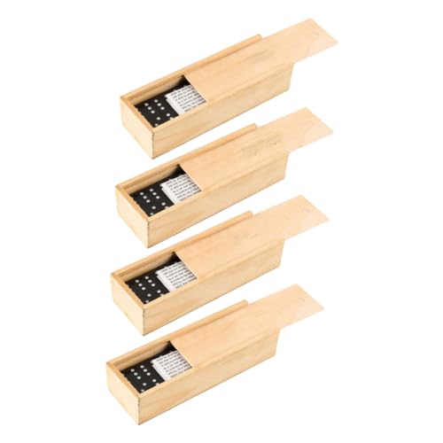Yardwe 4 Sätze Teiliges Lustiger Dominosteine aus Holz Interessantes Tischspiel für Familie und Freunde für Kreative Bauprojekte und Spannende Spieleabende Yardwe 4 Sätze Teiliges Lustiger Dominosteine aus Holz Interessantes Tischspiel für Familie und Freunde für Kreative Bauprojekte und Spannende Spieleabende von Yardwe