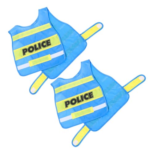 Yardwe 4 Stück Atmungsaktive Cosplay Weste für Rollenspiele Realistische Polizei Uniform für Halloween und Schulveranstaltungen Fördert Kreatives Spiel Yardwe 4 Stück Atmungsaktive Cosplay Weste für Rollenspiele Realistische Polizei Uniform für Halloween und Schulveranstaltungen Fördert Kreatives Spiel von Yardwe