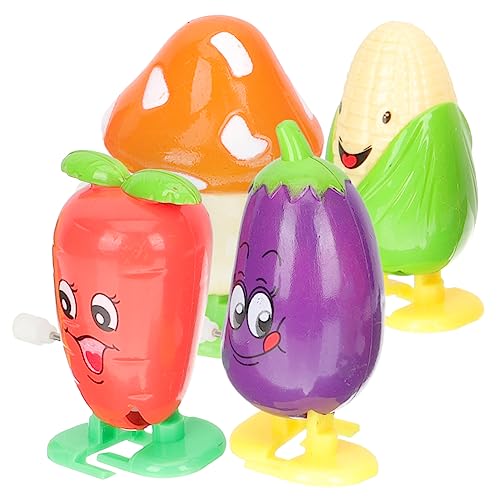 Yardwe 4 Stück Aufziehspielzeug Gemüse Lustige Spielzeuge für Kleinkinder Uhrwerkspielzeug mit Mais und Pädagogisches Motorik und Fantasie Yardwe 4 Stück Aufziehspielzeug Gemüse Lustige Spielzeuge für Kleinkinder Uhrwerkspielzeug mit Mais und Pädagogisches Motorik und Fantasie von Yardwe